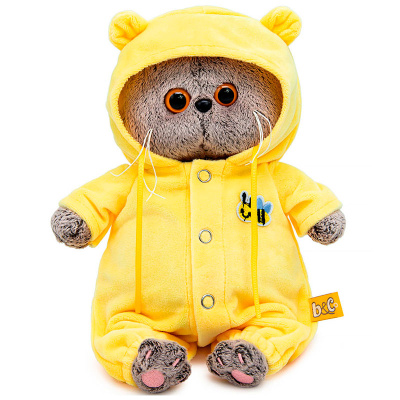 Игрушка Кот Басик baby в кигуруми с пчелкой Budi Basa BB-158 1
